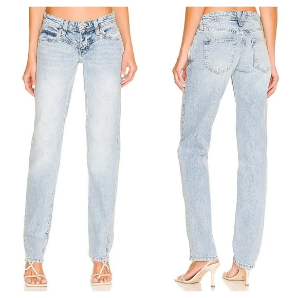 Free People x We The Free Shelby BF Jean in Blue Size 30 - Picture 1 of 6